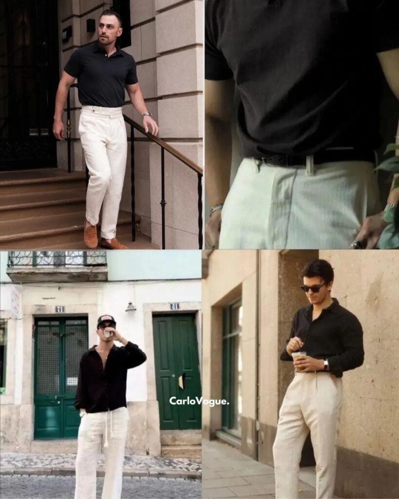 Formal Shirts Color Combinations - Italian Vogue 14 Formal Shirts Outfit black Shirt