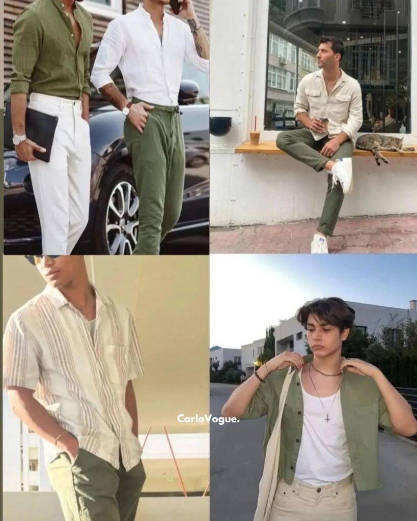 Formal Shirts Color Combinations - Italian Vogue 6 Formal Shirts Outfit cream Shirt